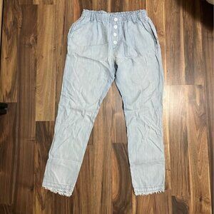 Cloth and Stone blue joggers size small